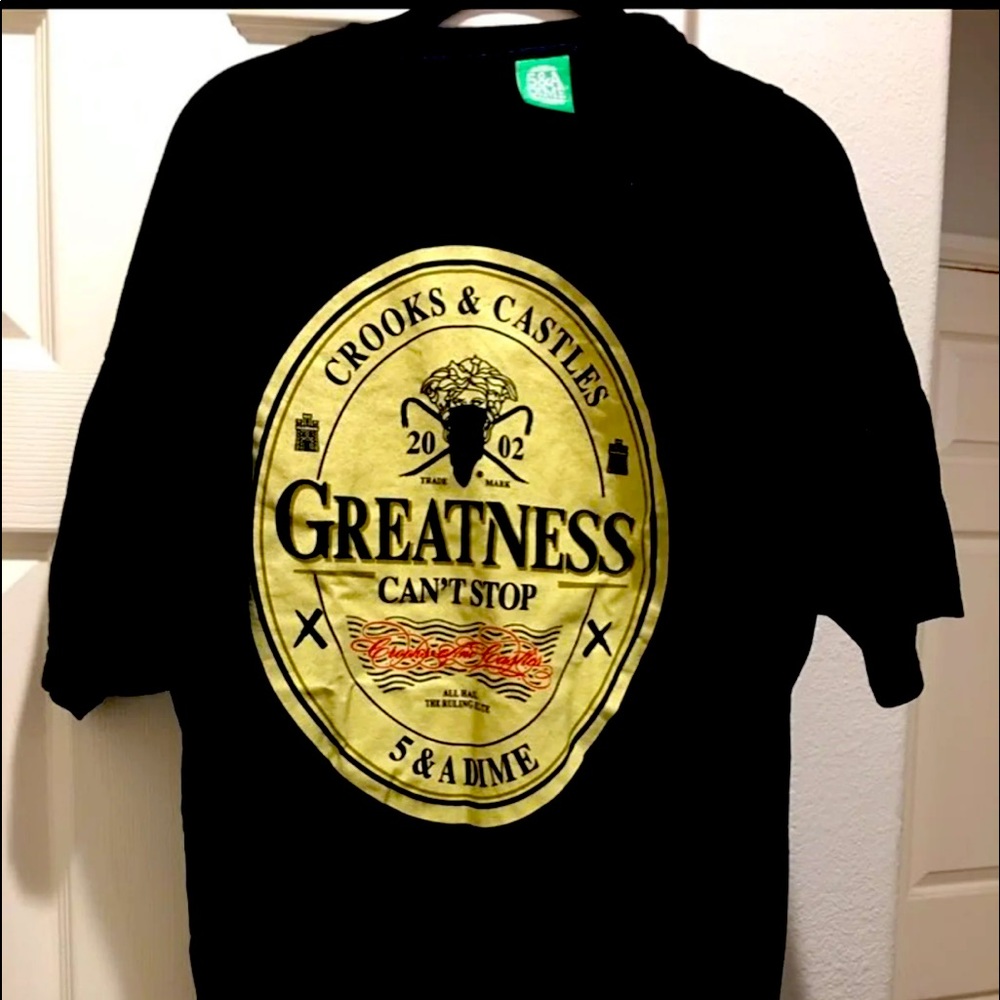Crooks and castles t-shirt limited edition supreme HUF Stussy undefeated Alife